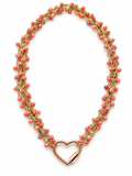 Collana cristalli e cuore
