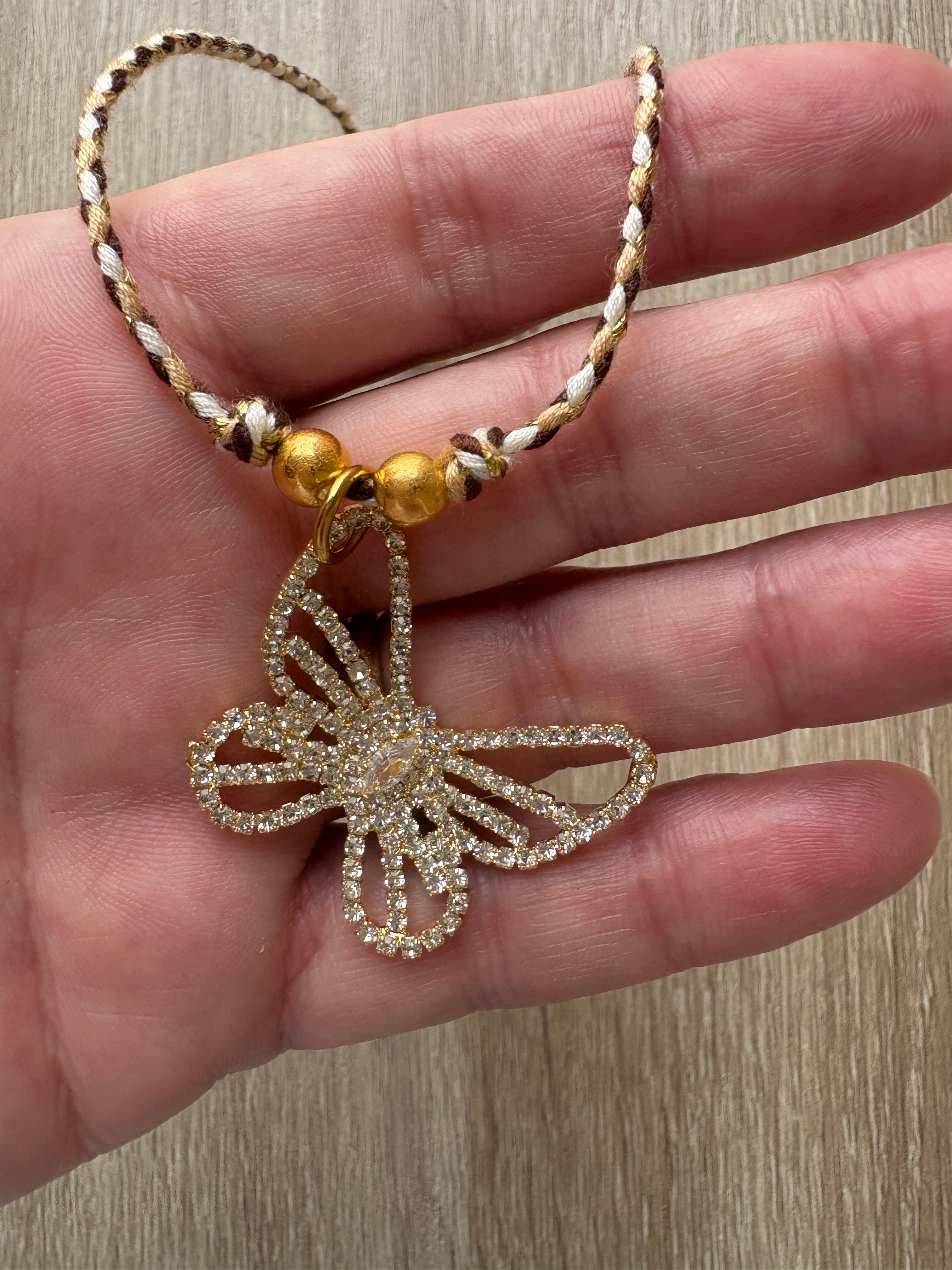 Collana girocollo butterfly