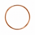 Anello sottile rose gold