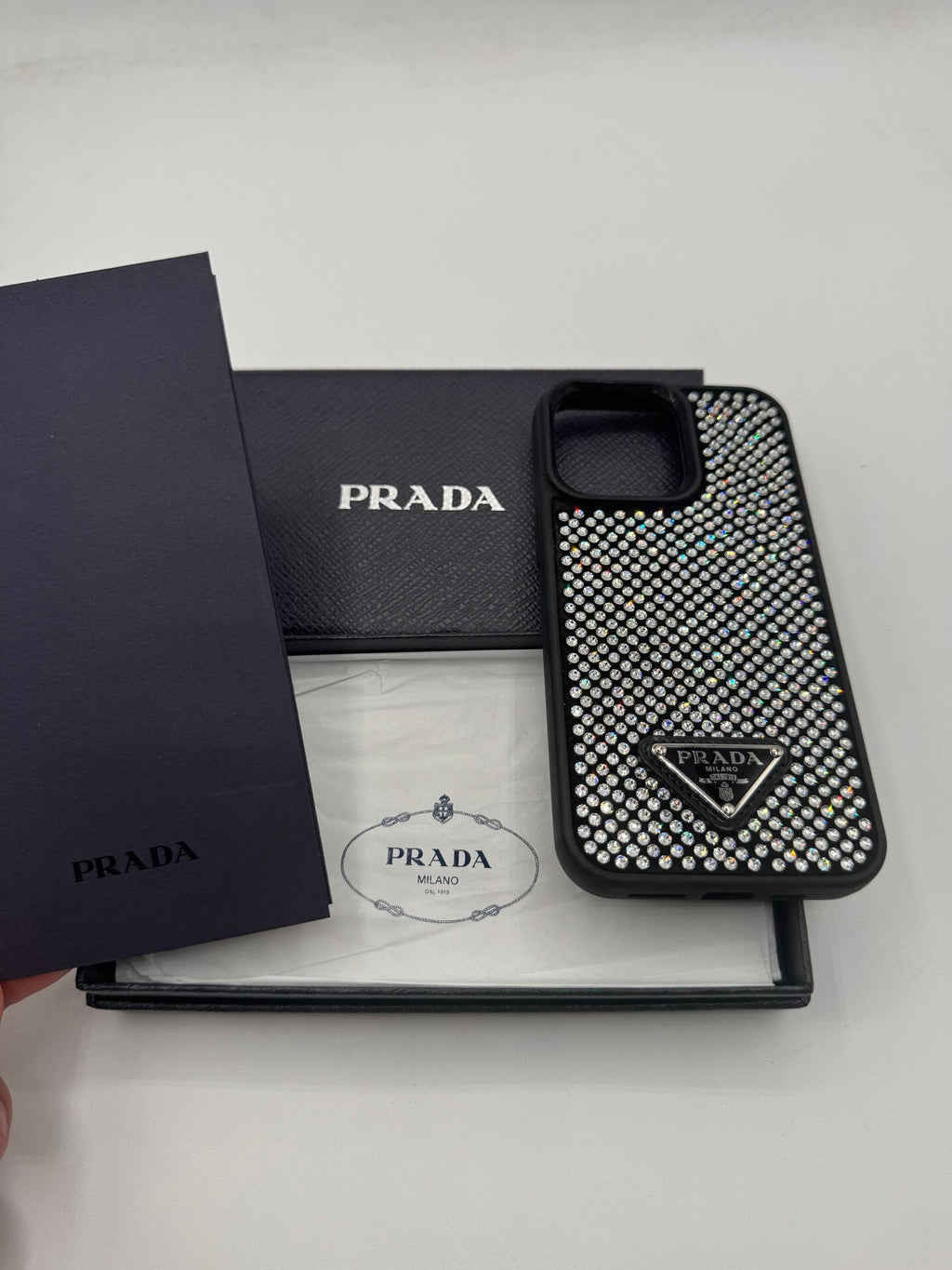 Prada cover crystal