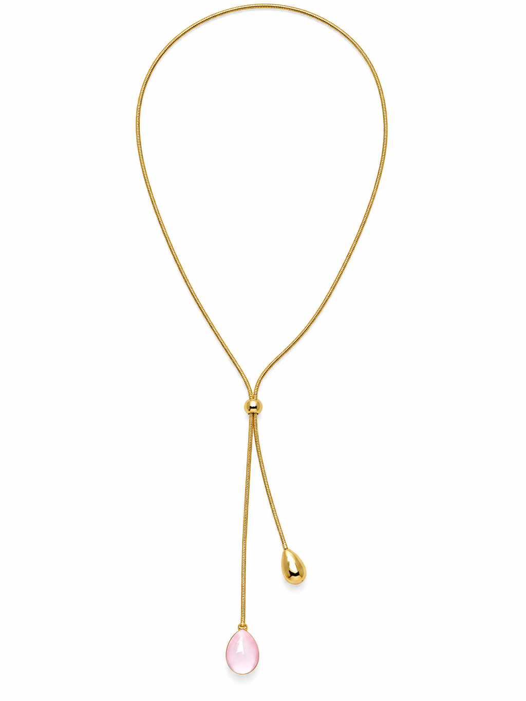 Collana saliscendi rosa