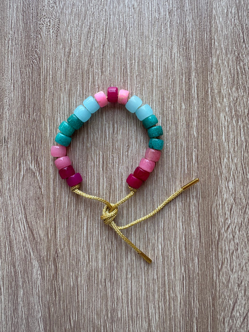 Bracciale beads colorati
