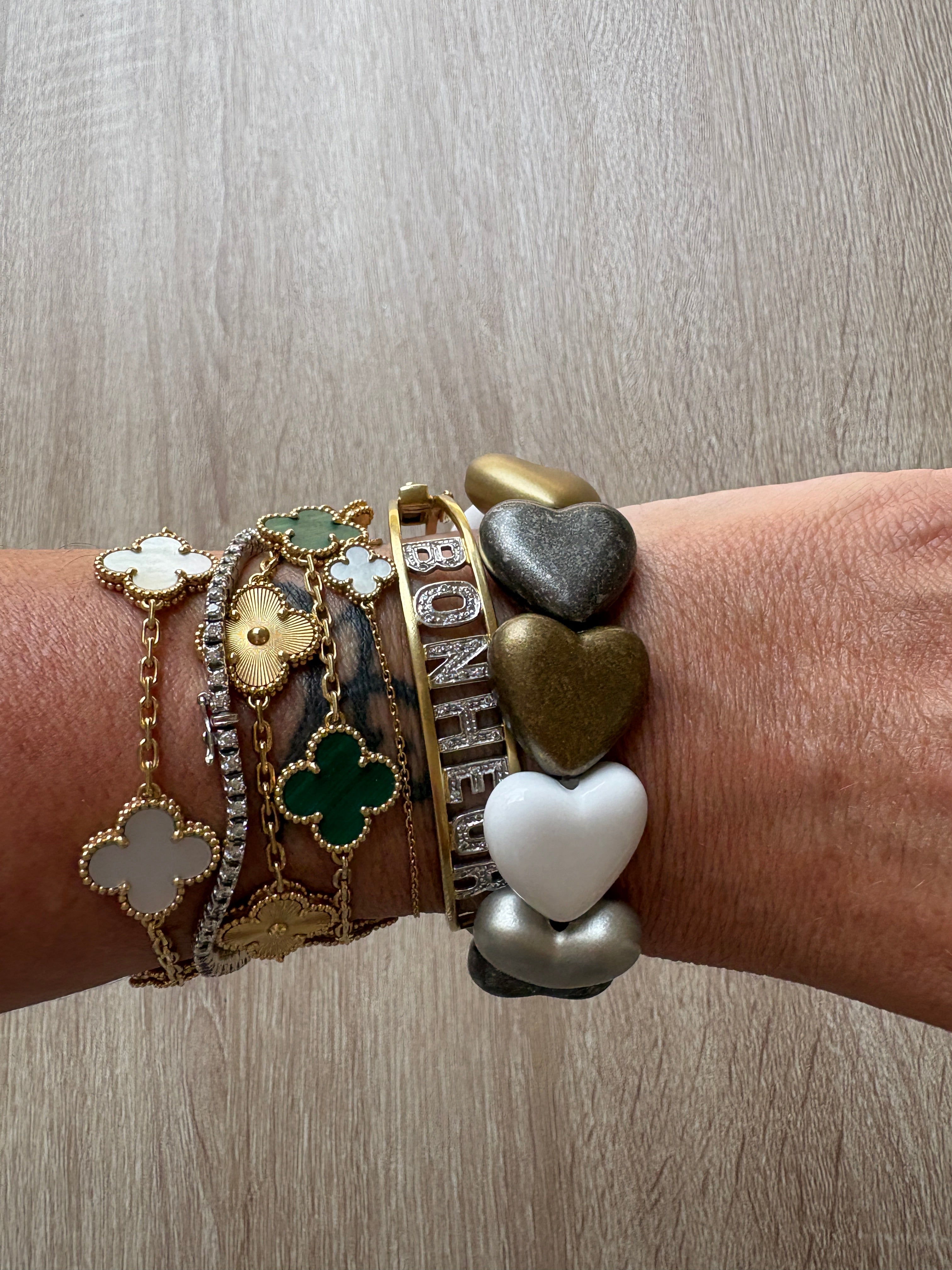 Bracciale Heart resina