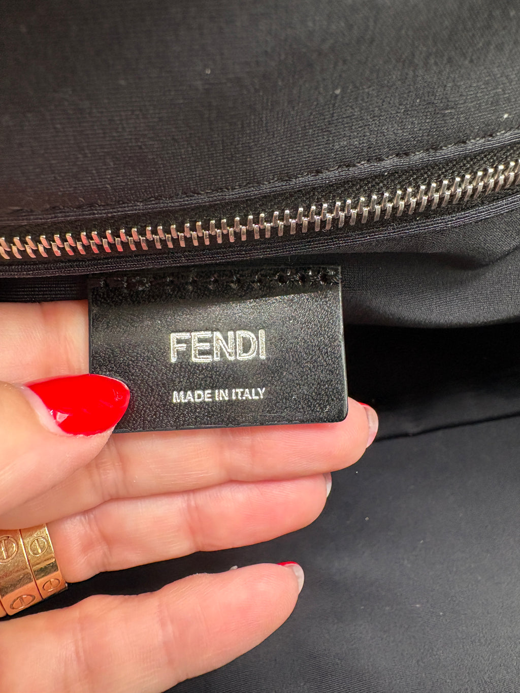 Fendi baguette jaquard vertigo