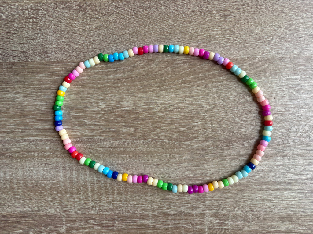 Collana beads perline multicolor