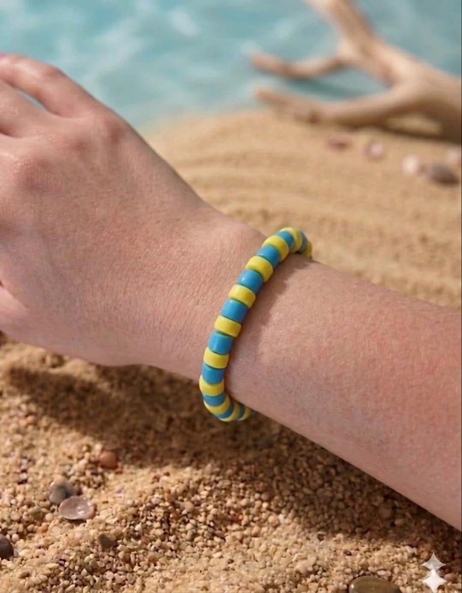 Bracciale Beads in resina