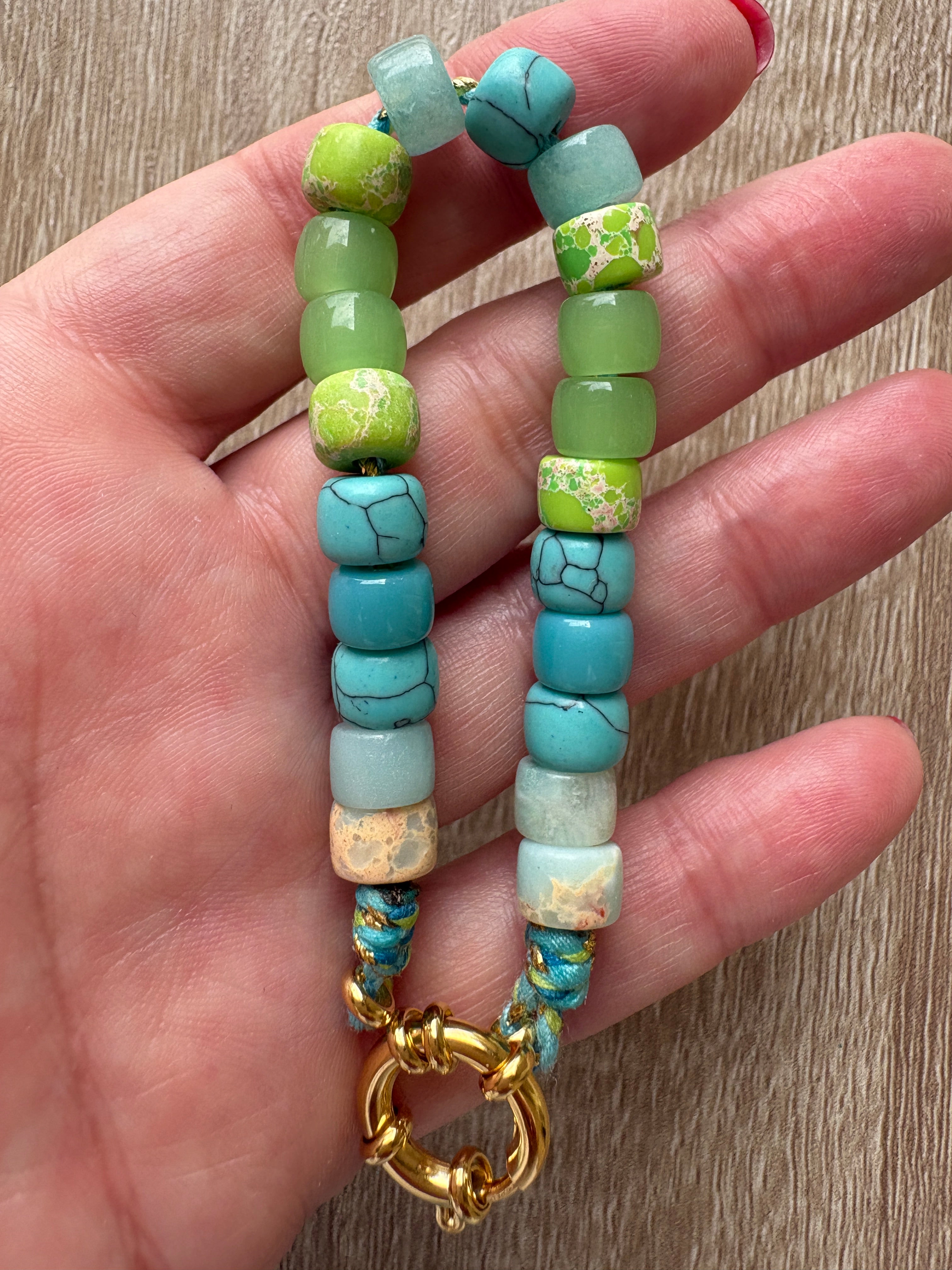 Bracciale beads colorati