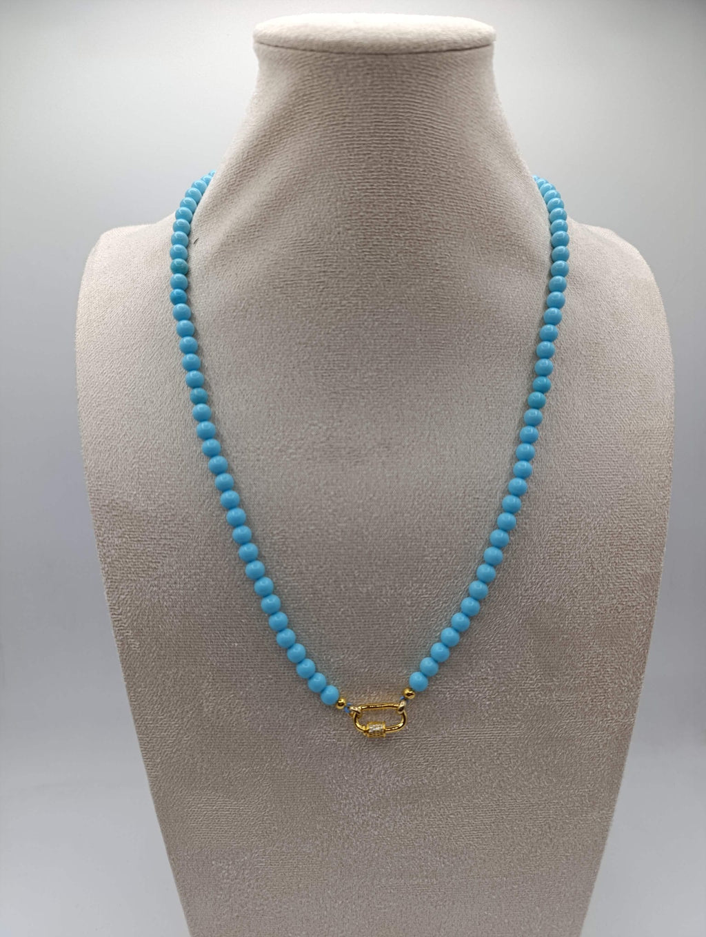 Collana con moschettone