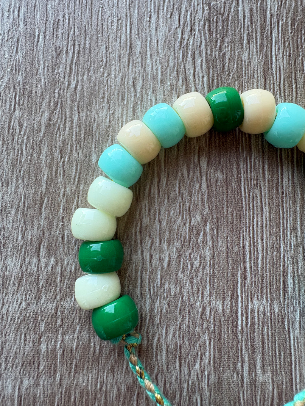 Bracciale beads perline maxi