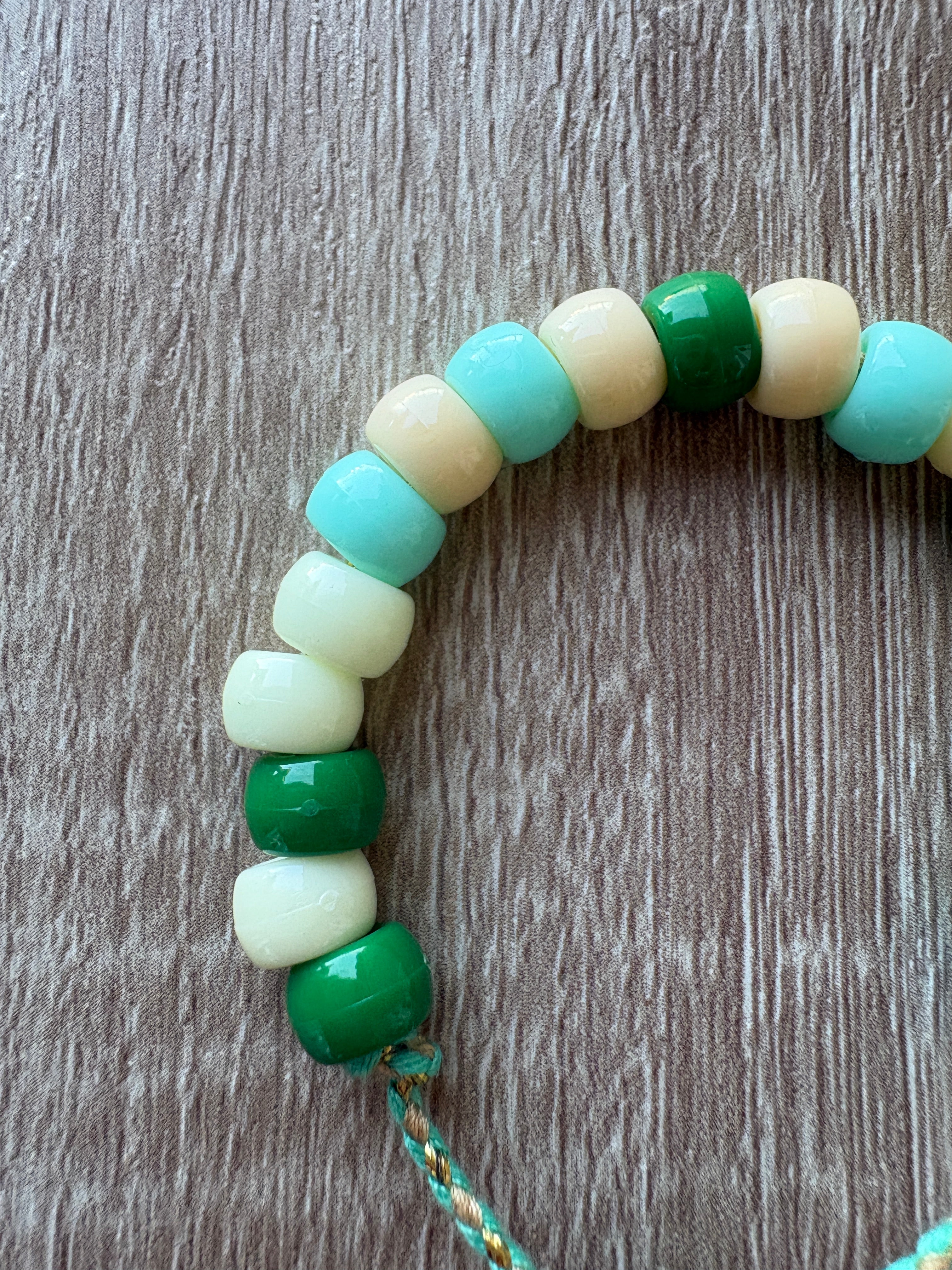 Bracciale beads perline maxi