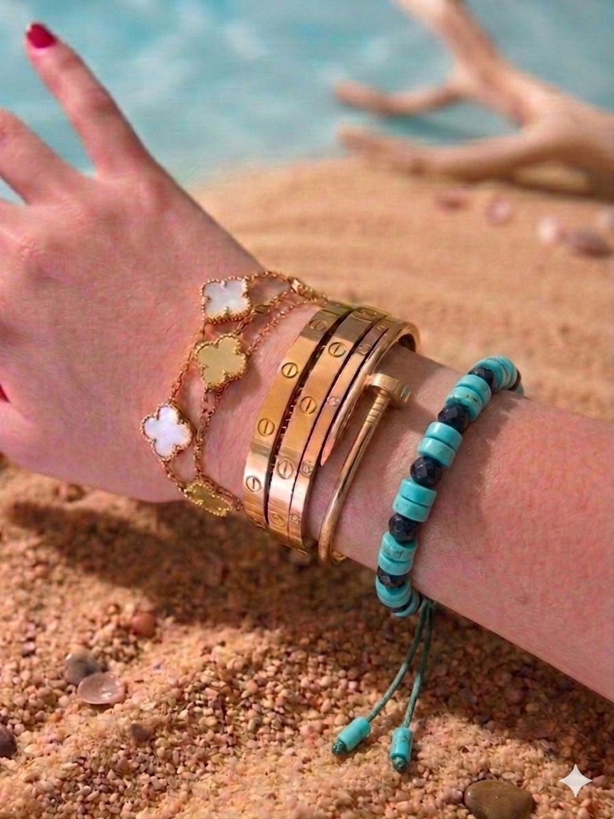 Bracciale beads colorati