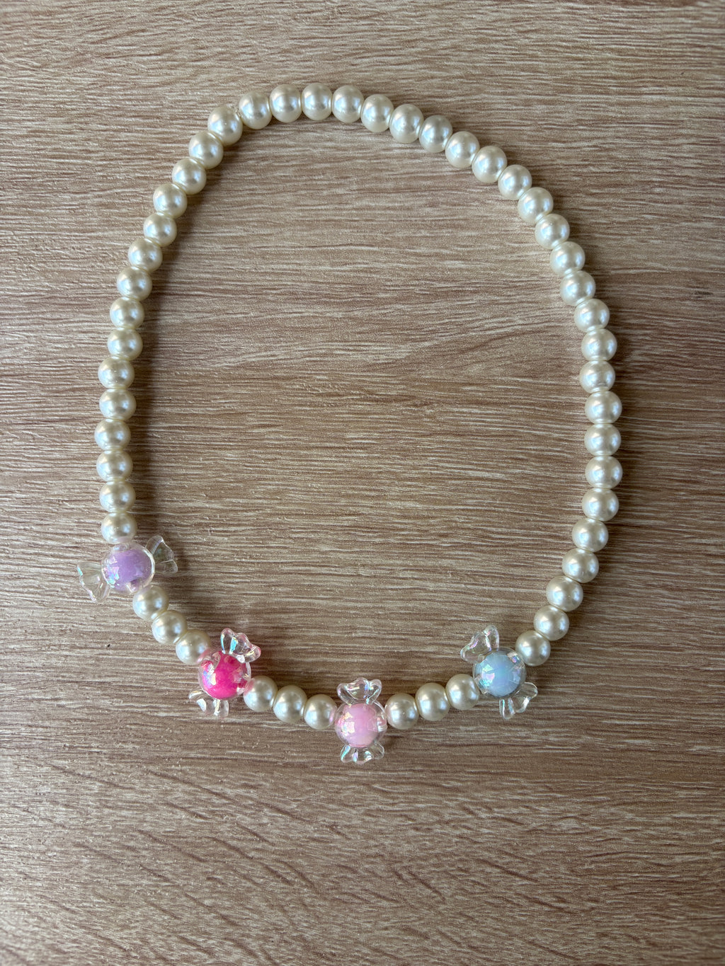 Collana perle e caramelle