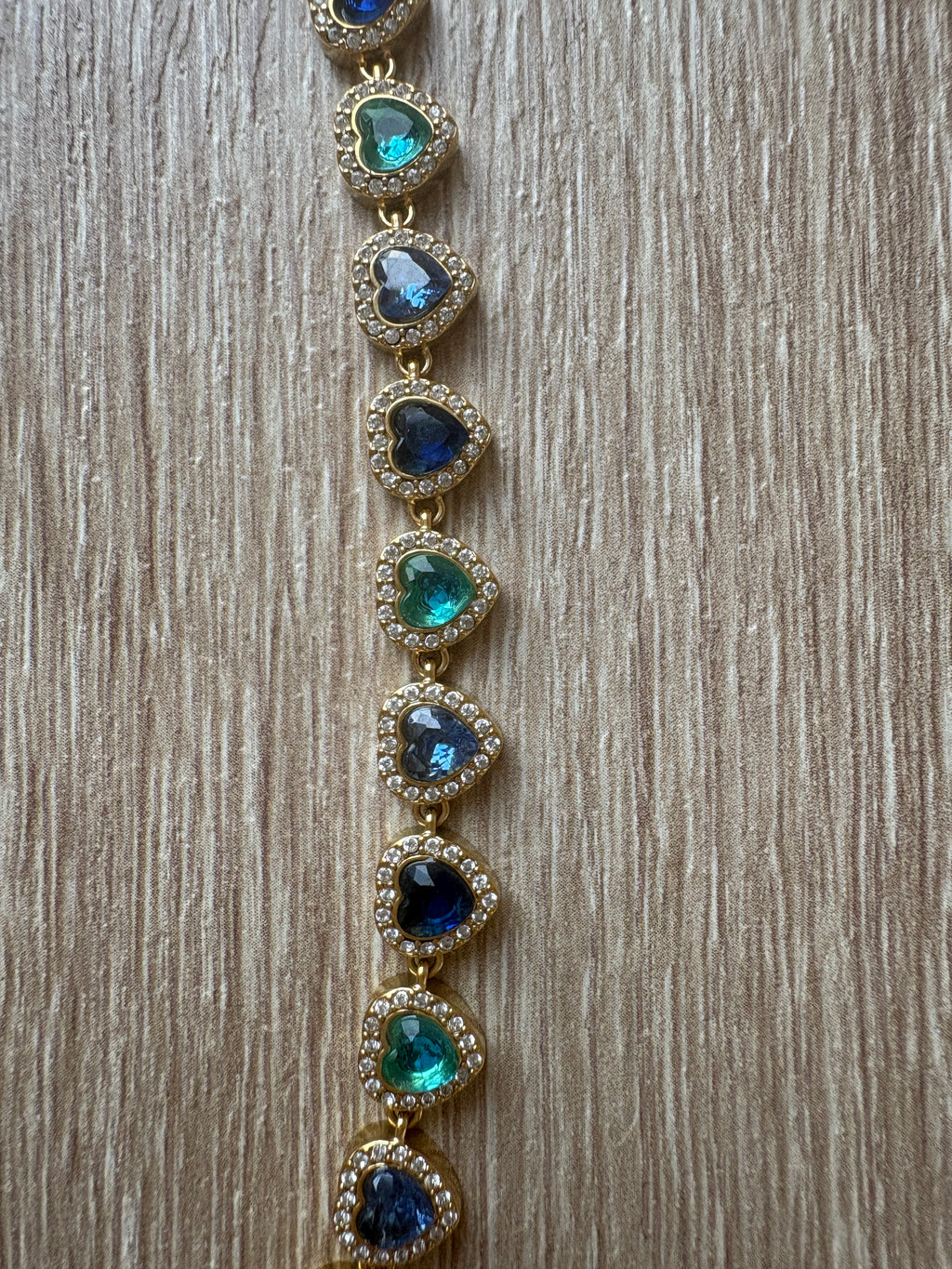 Collana blu heart