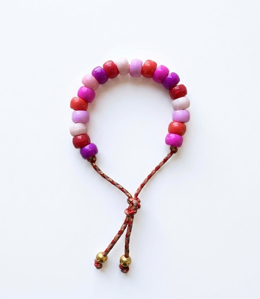Bracciale beads perline maxi