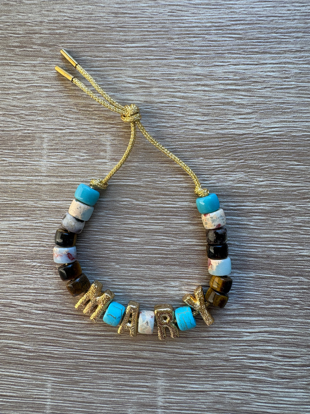 Bracciale beads nome
