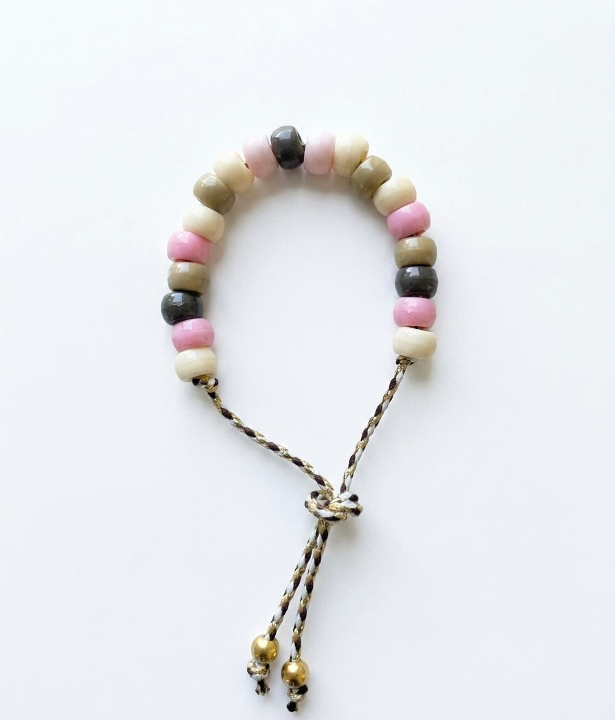 Bracciale beads perline maxi