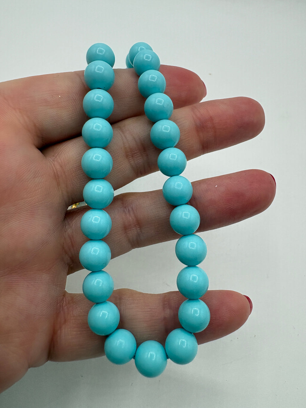 Collana in pasta di turchese