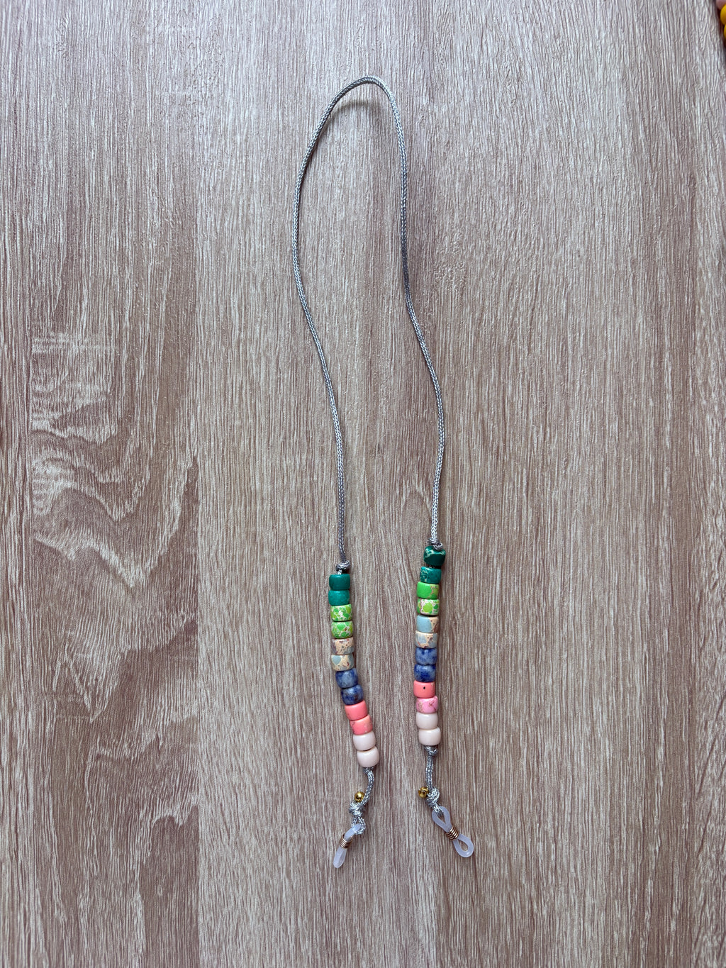 Collana porta occhiali beads colorati
