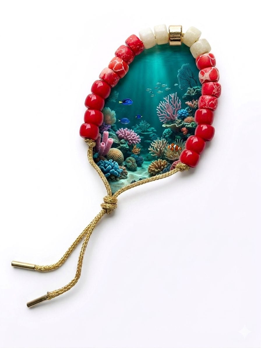 Bracciale beads colorati