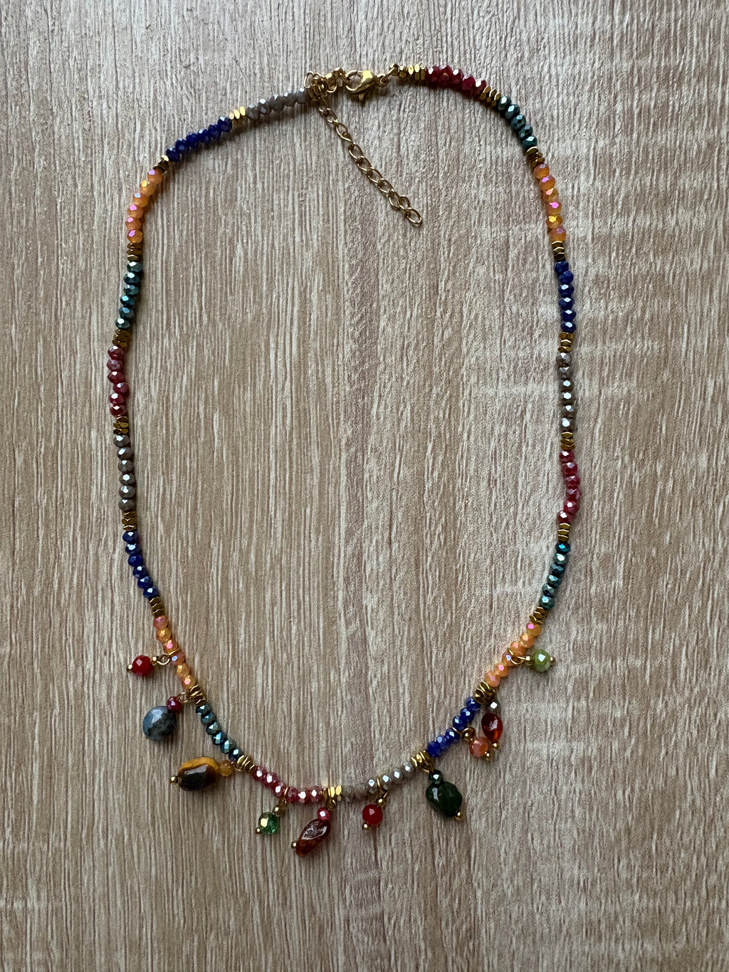 Collana cristalli e pietre dure