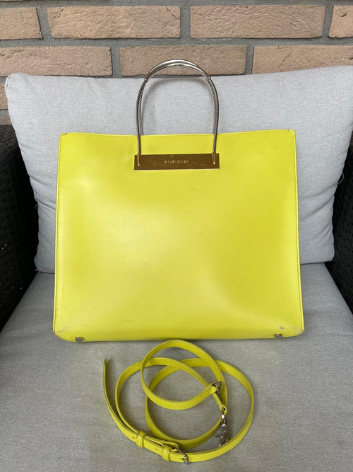 Balenciaga cable tote yellow
