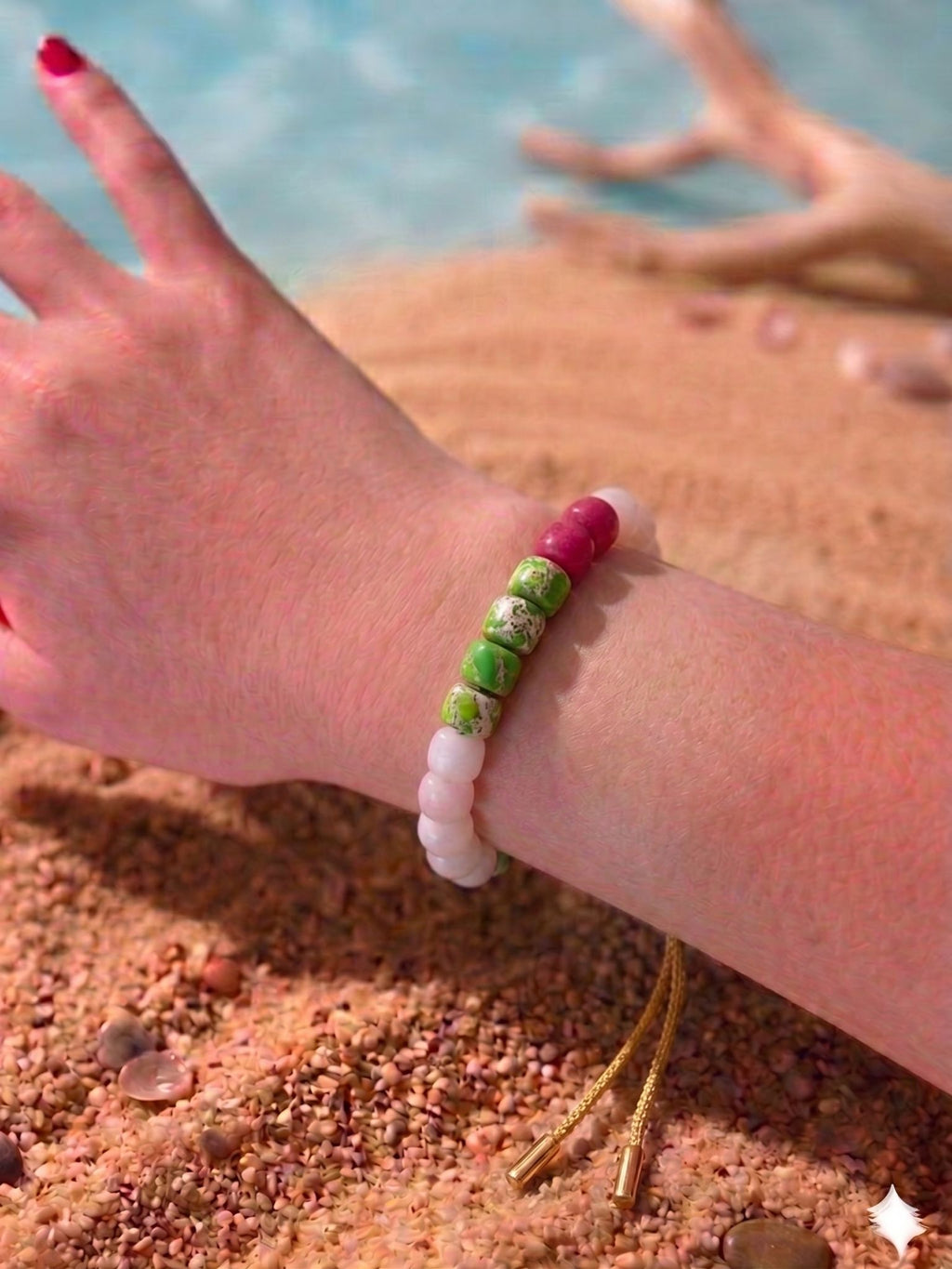 Bracciale beads colorati