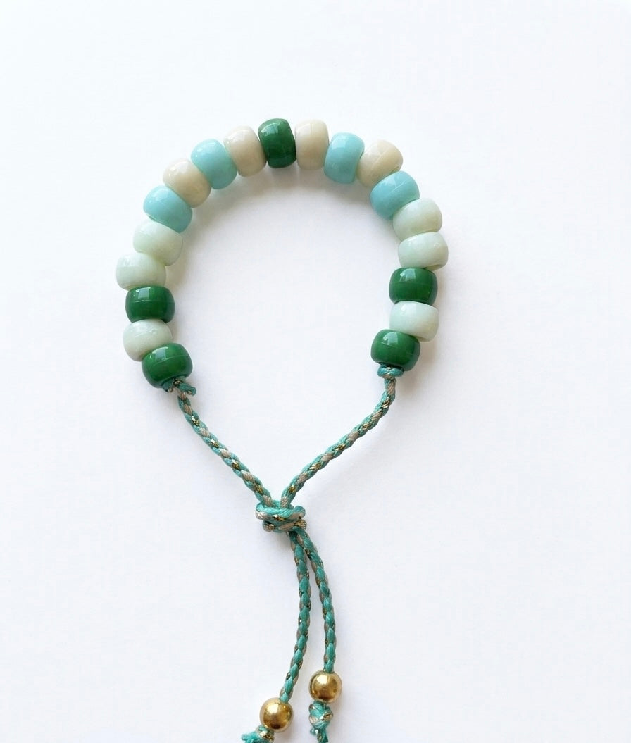 Bracciale beads perline maxi