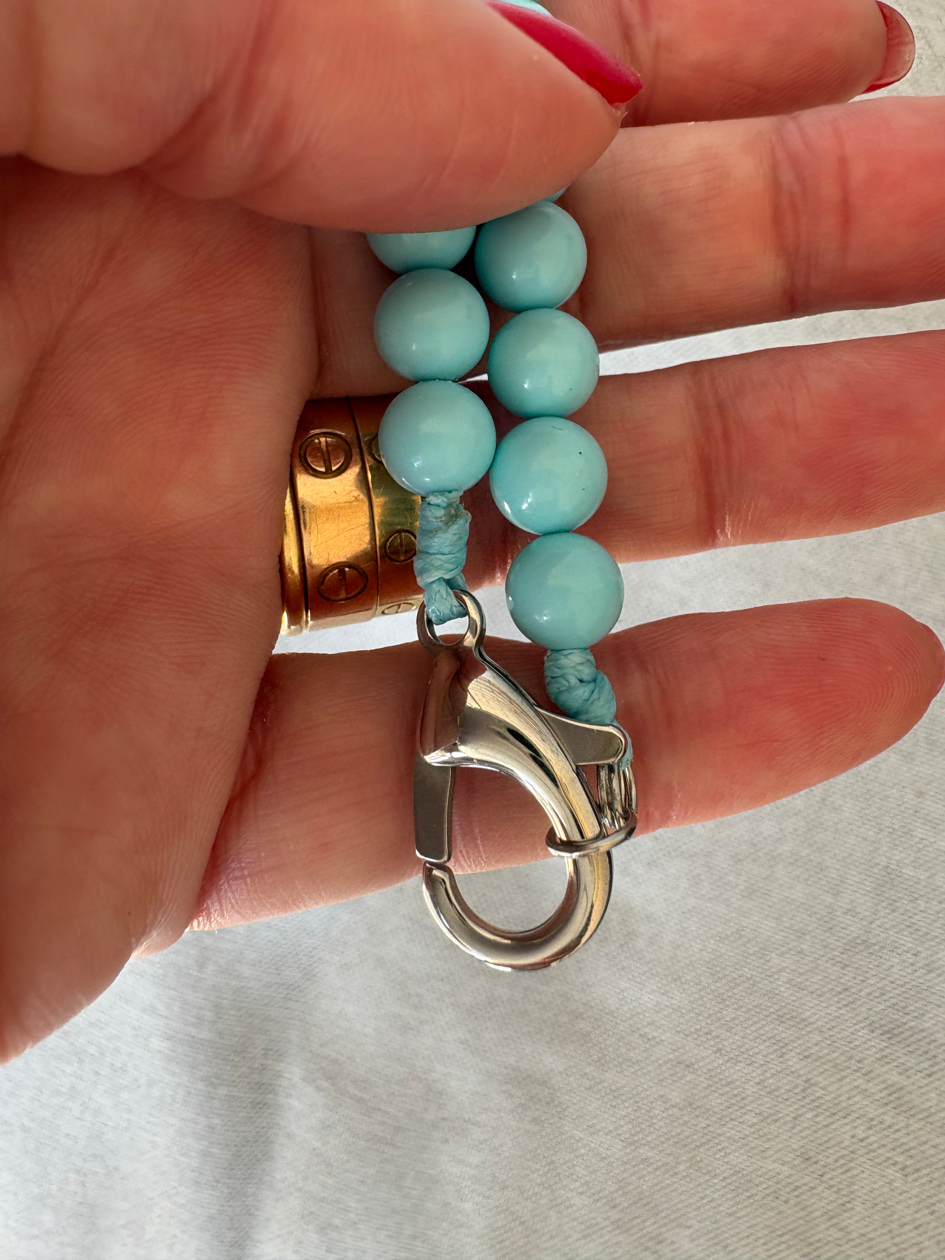 Collana in pasta di turchese