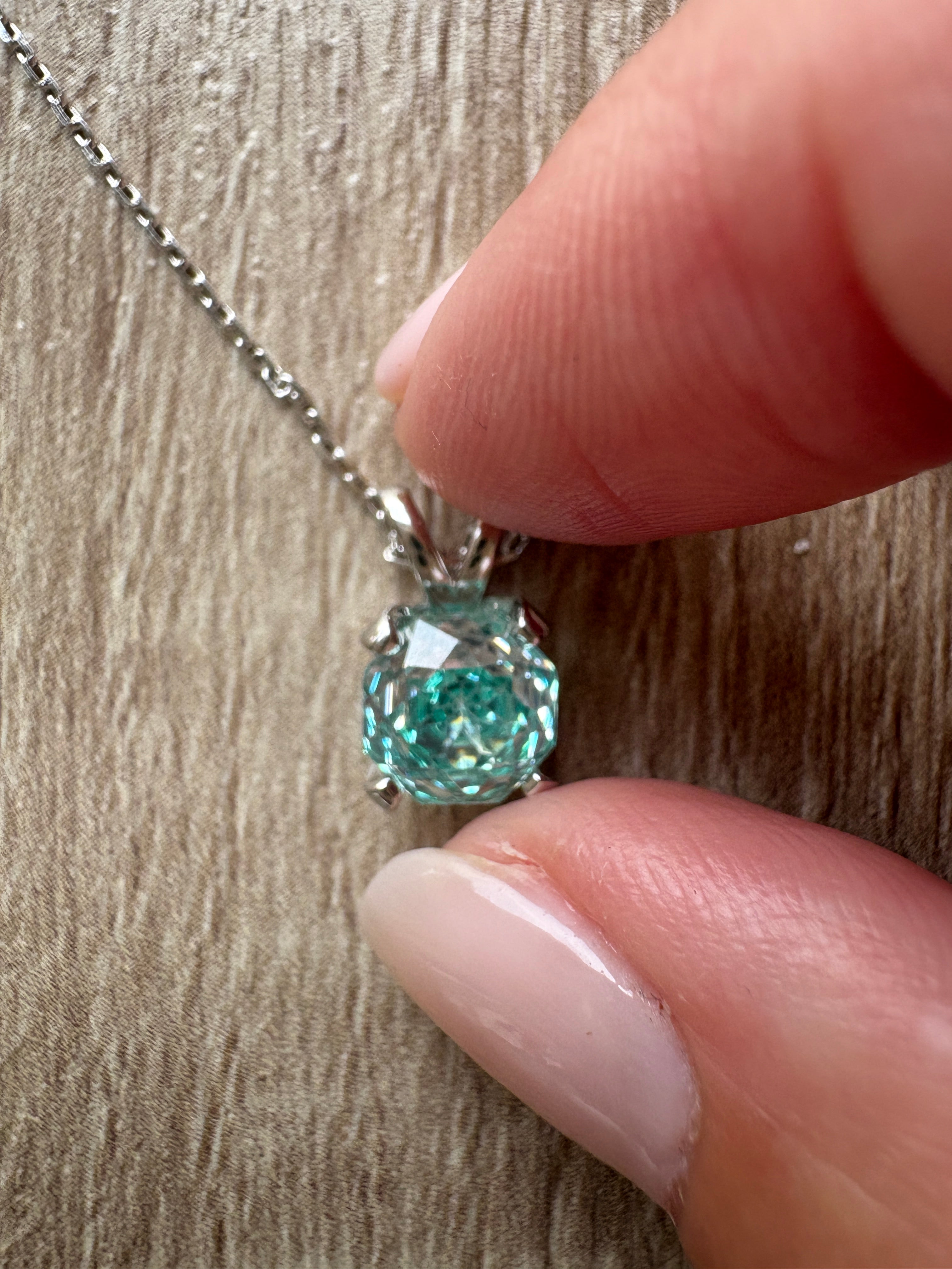 Collana argento blu paraiba