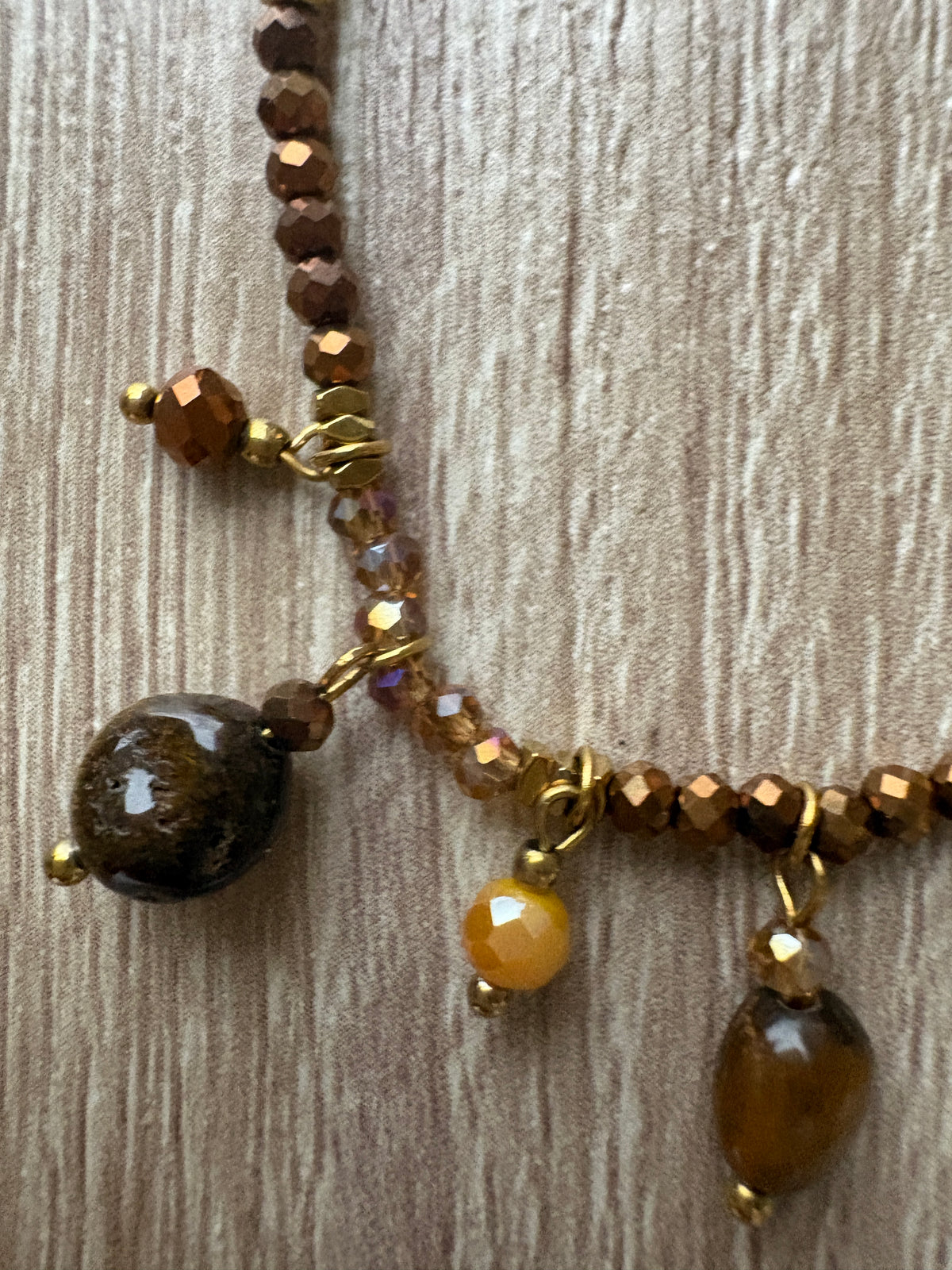 Bracciale cristalli e pietre dure