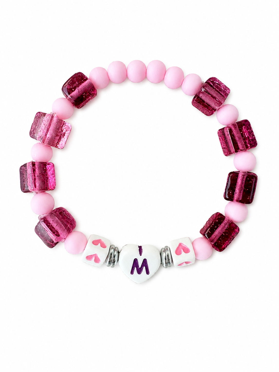 Bracciale iniziale perline