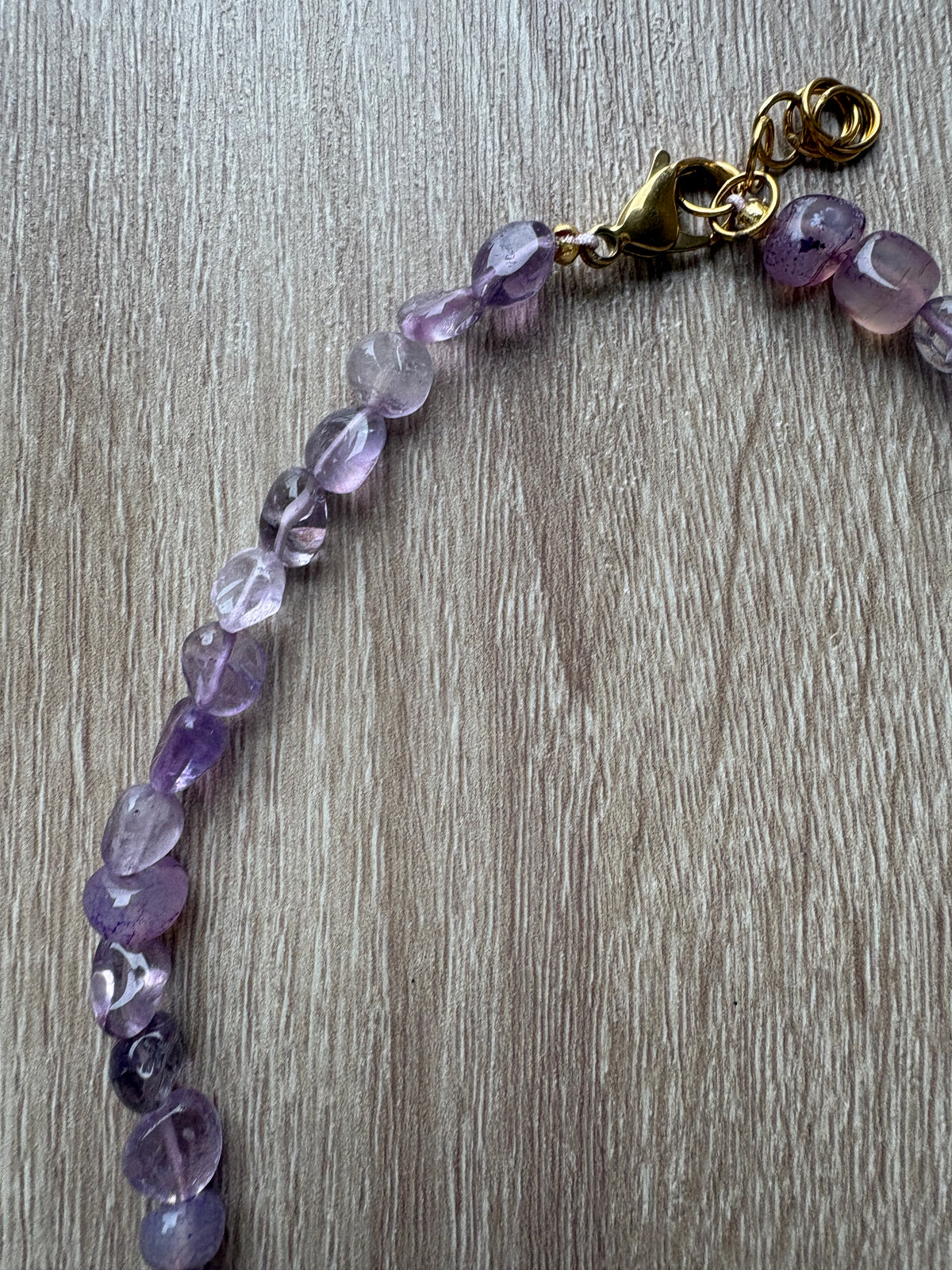 Collana cristallo di rocca e ametista