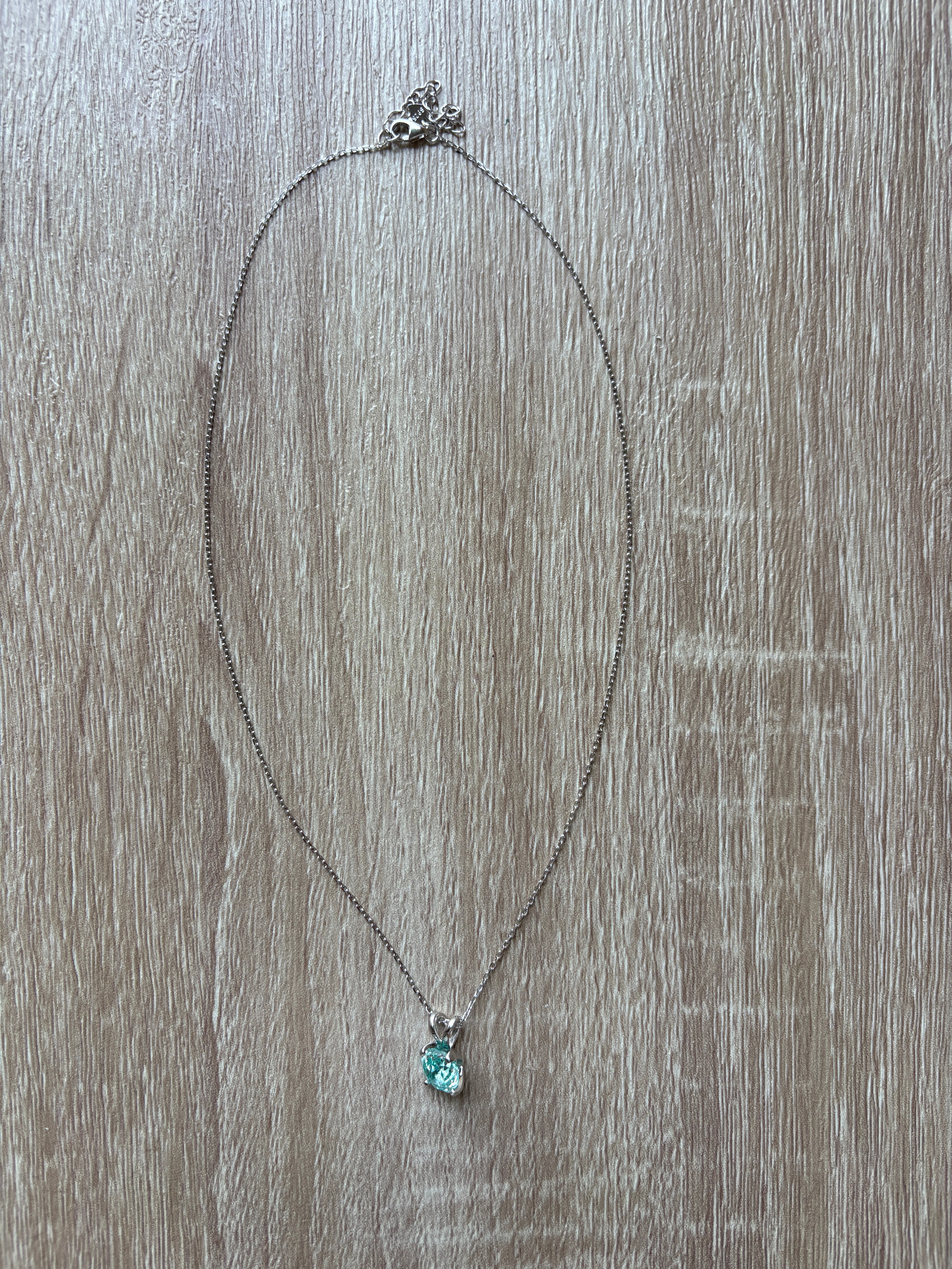 Collana argento blu paraiba
