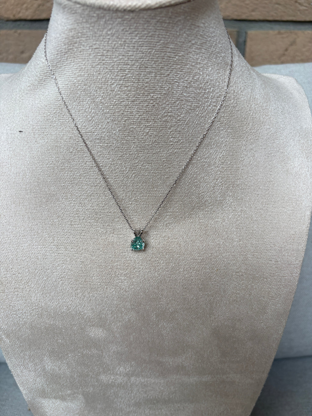Collana argento blu paraiba