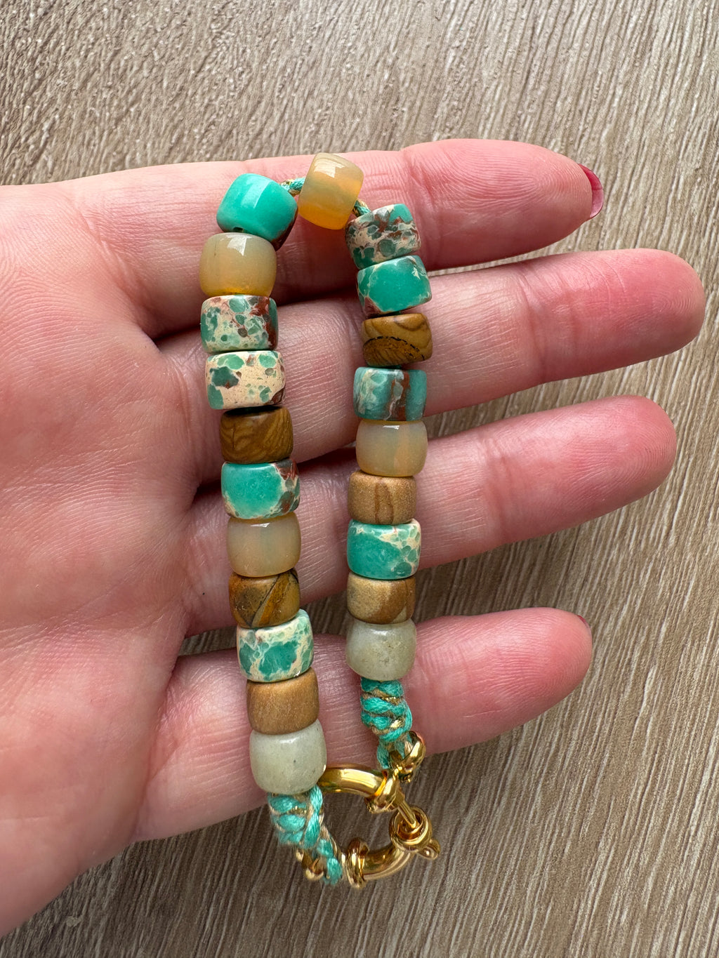 Bracciale beads colorati