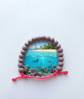 Bracciale sfere legno