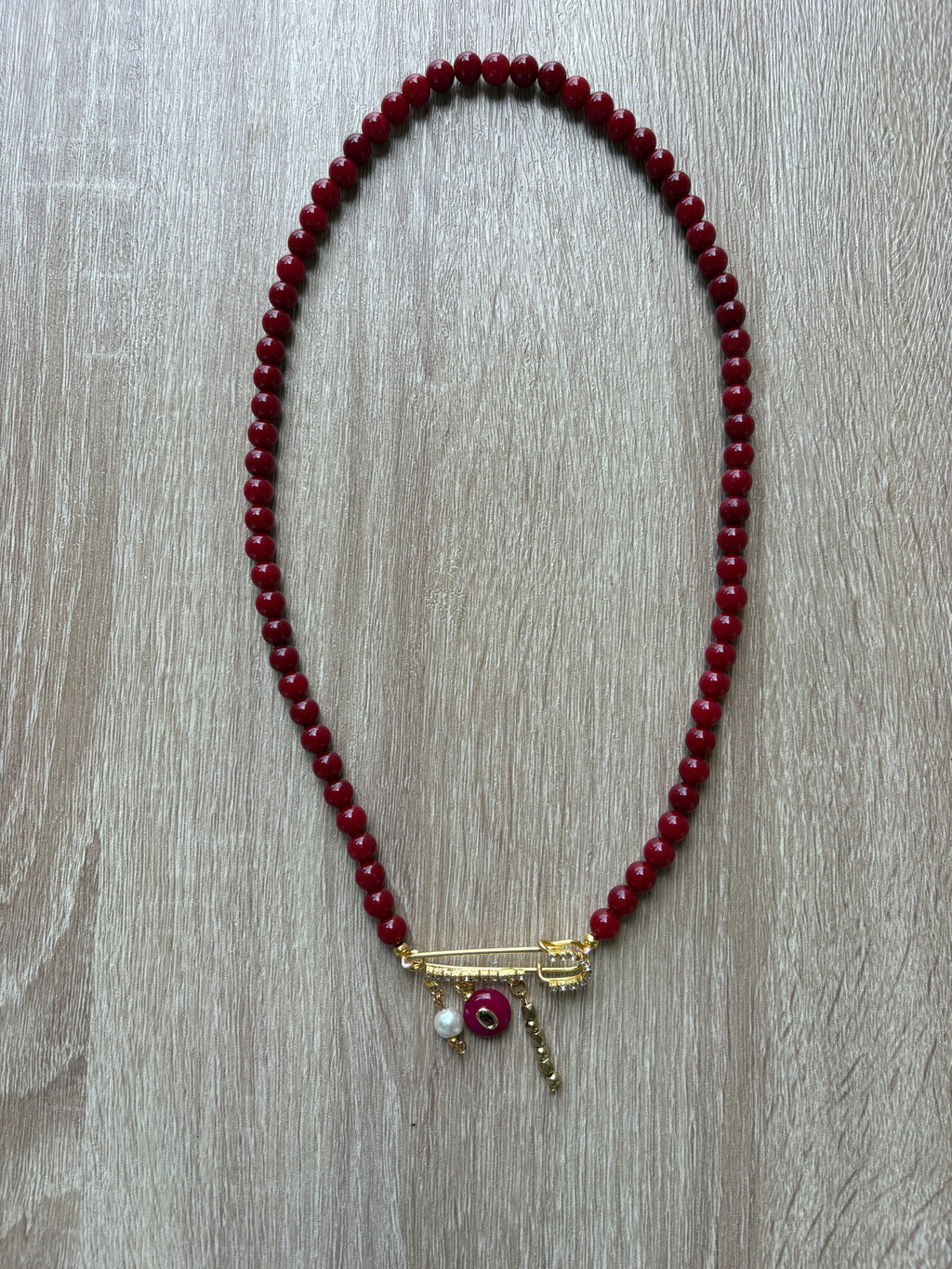Collana burgundy
