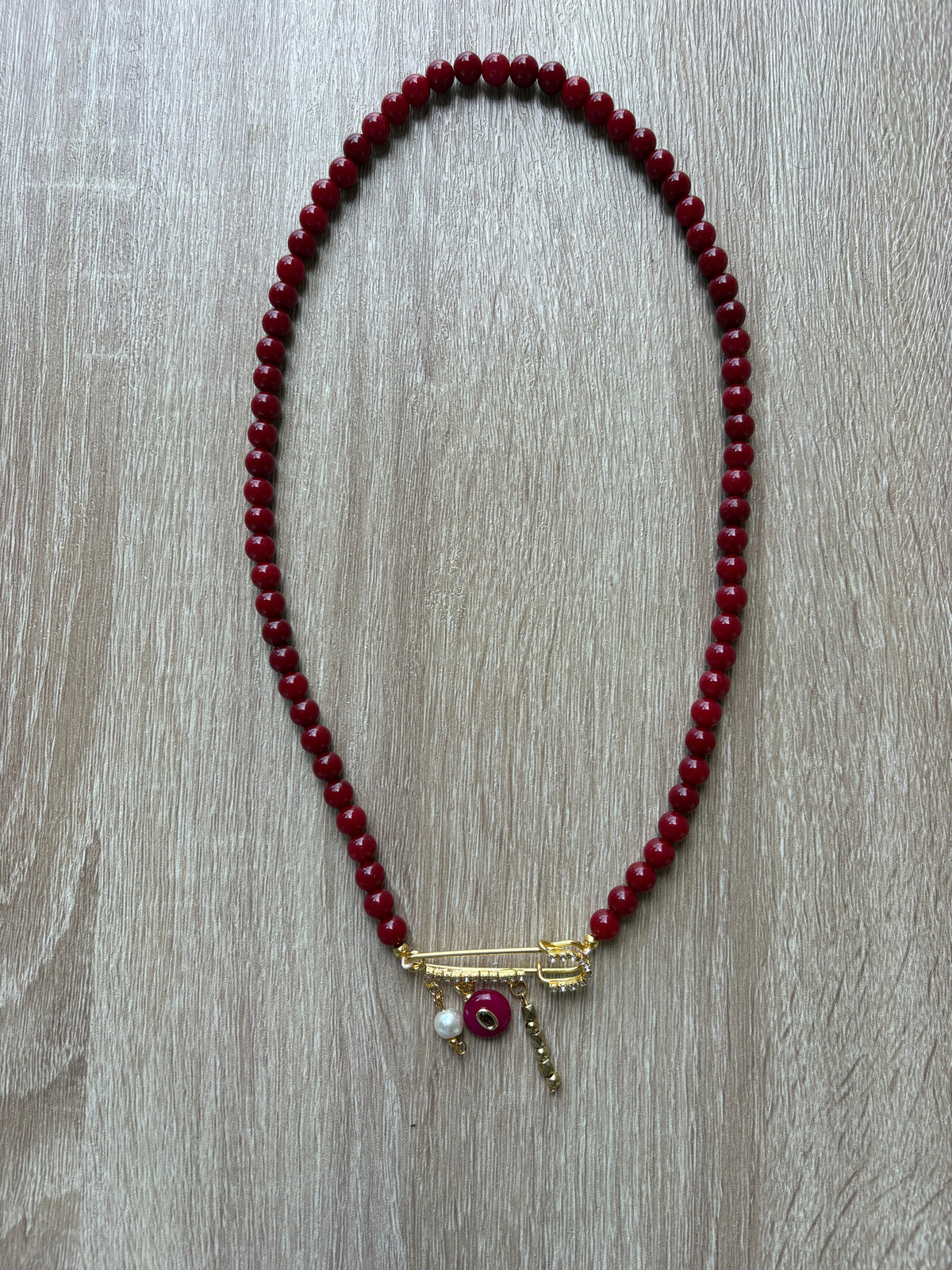 Collana burgundy