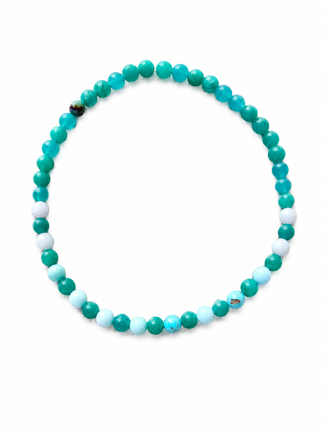 Collana pietre dure elastica