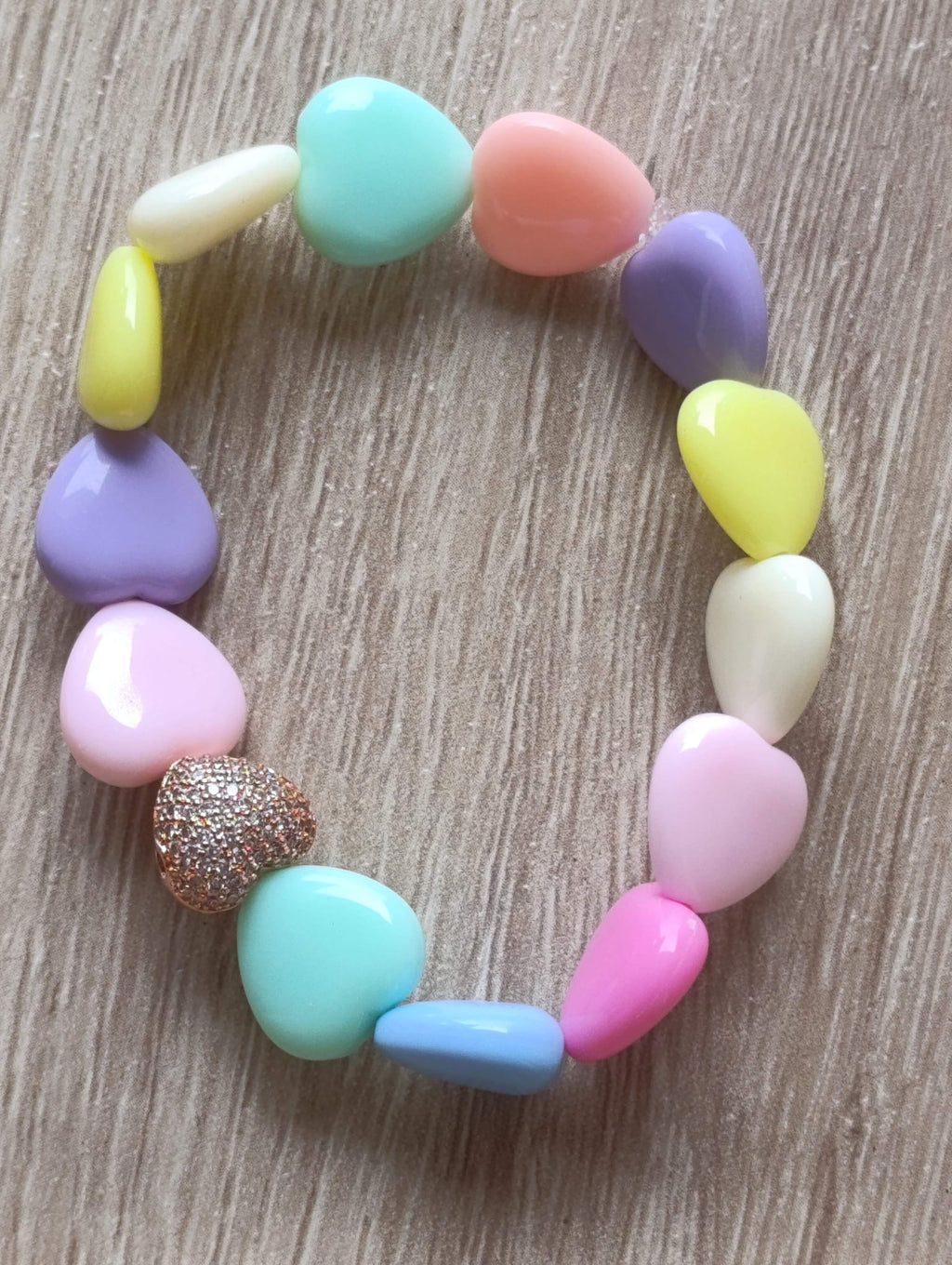 Bracciale cuori resina limited edition