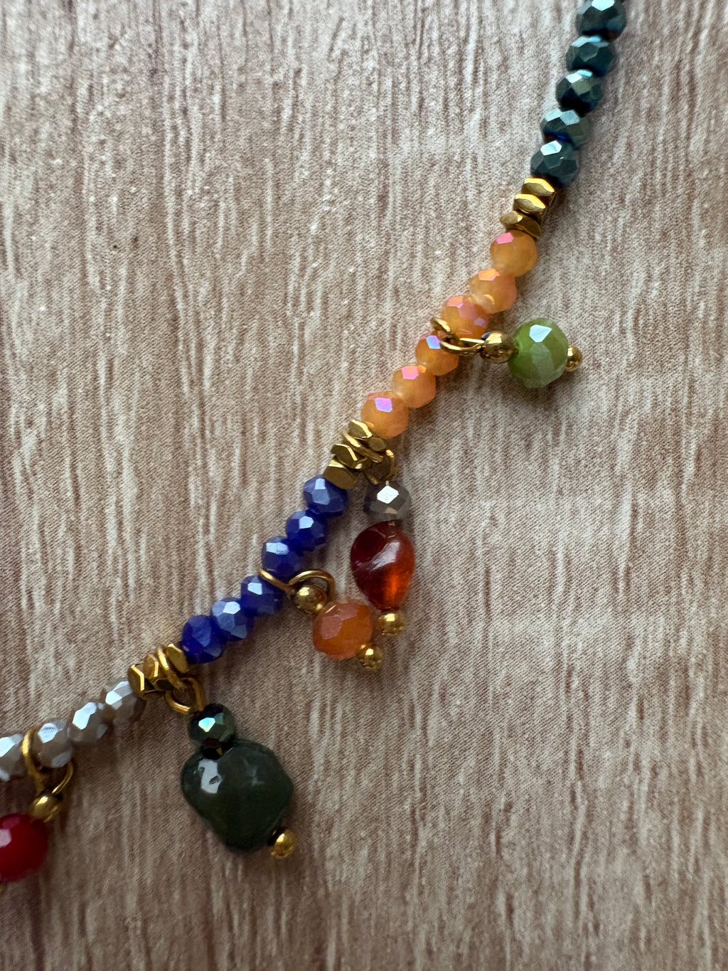 Collana cristalli e pietre dure