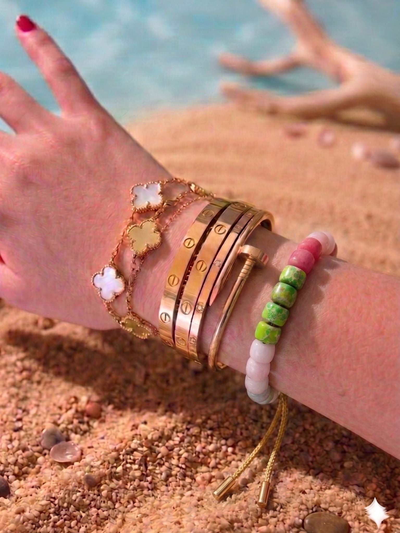 Bracciale beads colorati