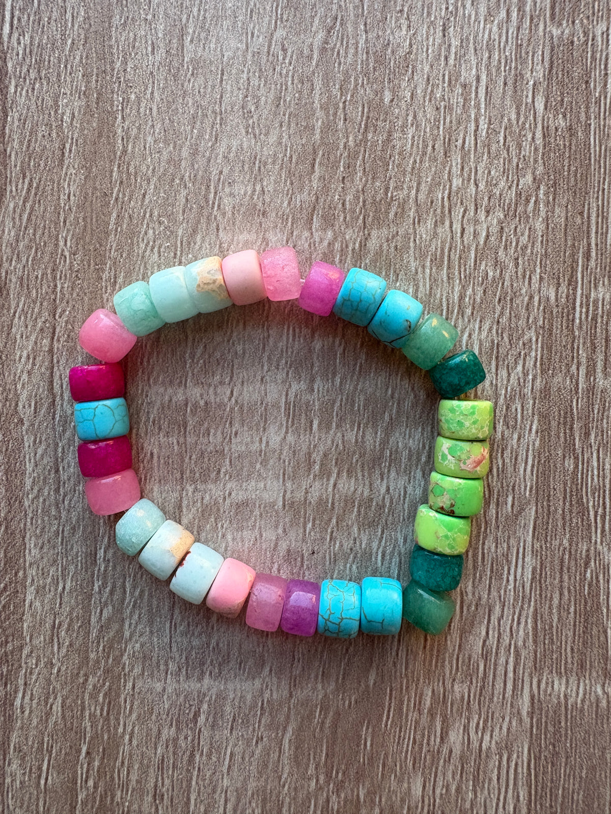Bracciale beads elastico