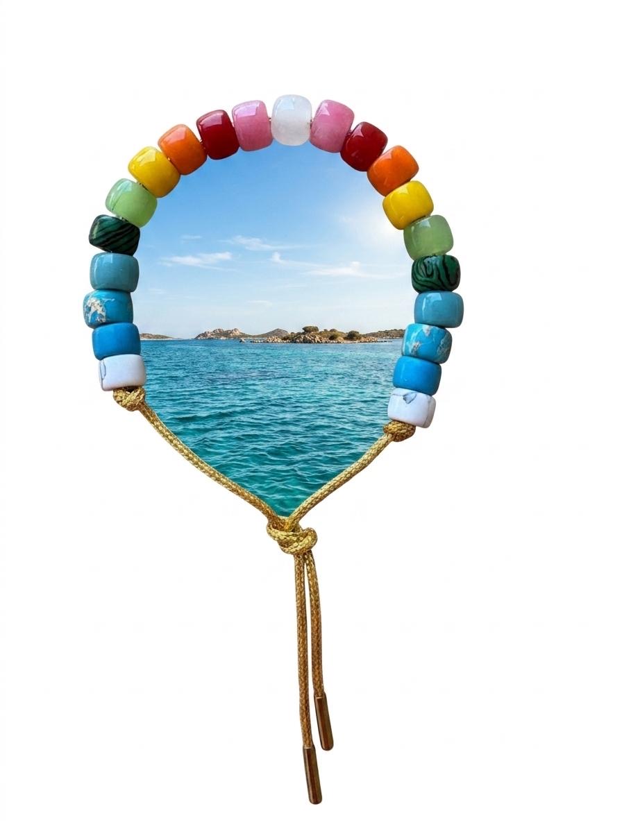 Bracciale beads colorati