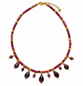 Collana cristalli e pietre dure