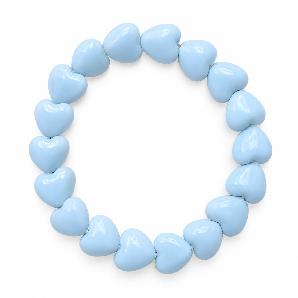 Bracciale cuori perline