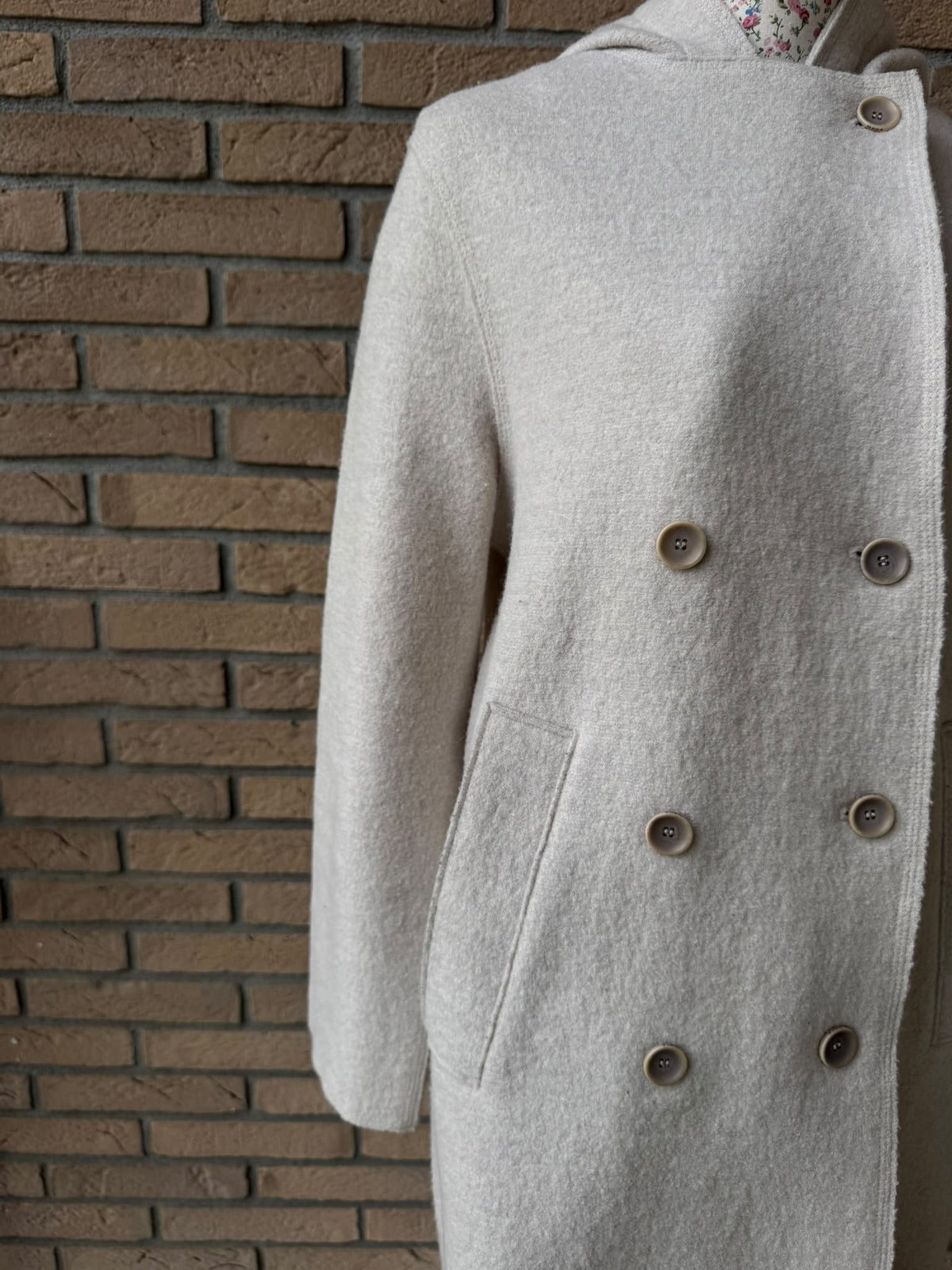 Cappotto Oska  color panna