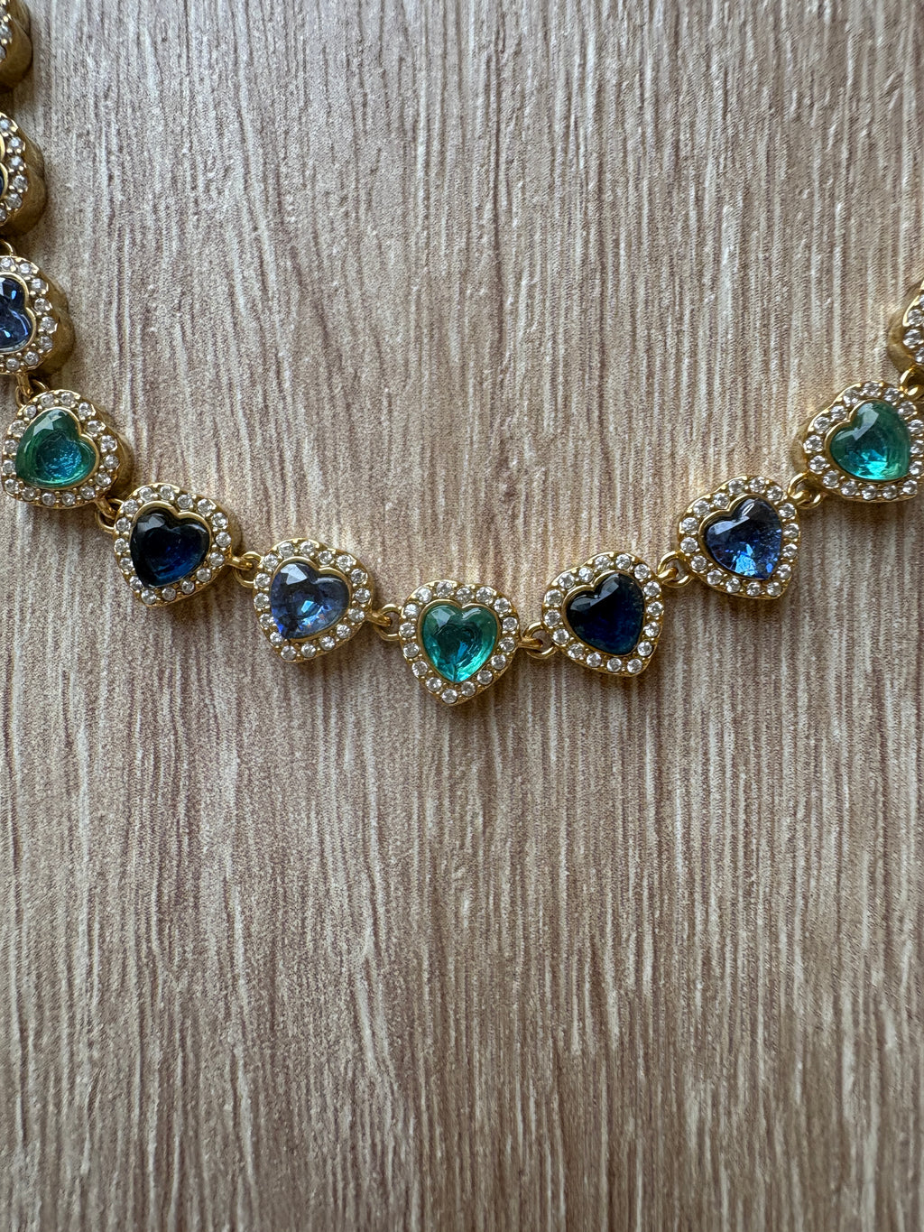 Collana blu heart
