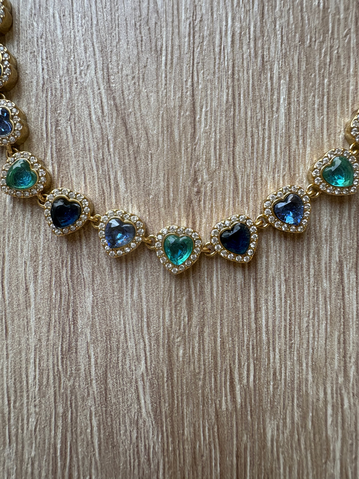 Collana blu heart
