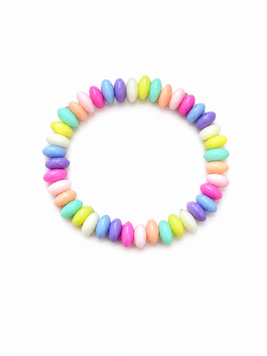 Bracciale beads pastello